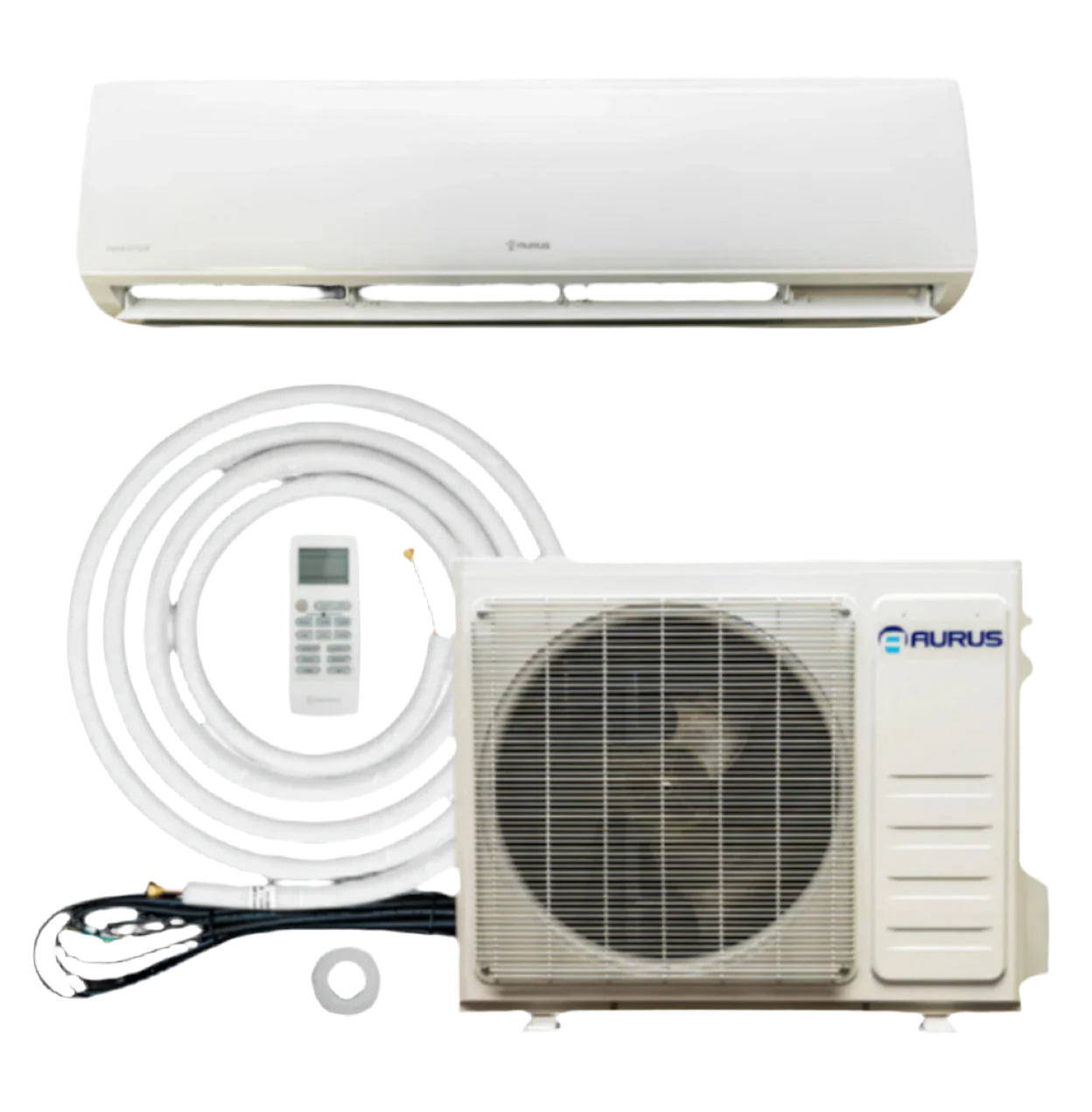 AURUS Mini Split Inverter Series L 19 SEER 18K BTU Cooling/Heat 220V W ...