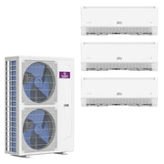 GWIN 37k BTU 22 SEER2 230V Three Zone Ductless Mini Split Complete System
