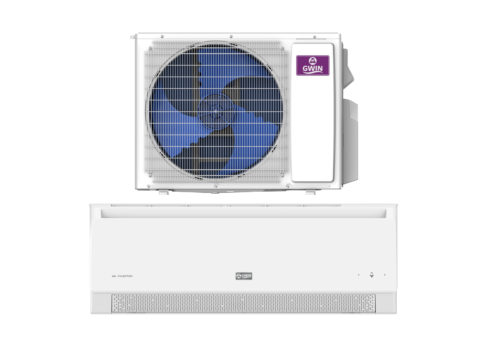 GWIN 9,000 BTU 25 SEER2 230V Single Zone Ductless Mini-Split Complete System