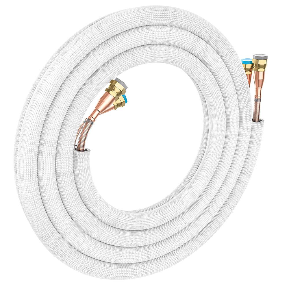 35ft 1/4 x 1/2 Pre-Charged Lineset for DIY 9K, 12K & 18K Indoor, 4th Generation, DIY35-1412C