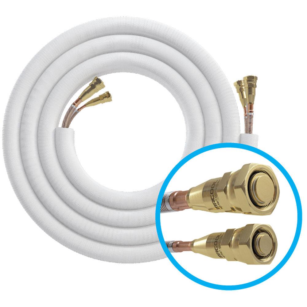 35ft 1/4 x 1/2 Pre-Charged Lineset for DIY 9K, 12K & 18K Indoor, 4th Generation, DIY35-1412C