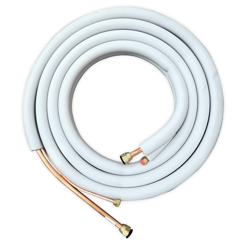 35ft 1/4 x 1/2 Pre-Charged Lineset for DIY 9K, 12K & 18K Indoor, 4th Generation, DIY35-1412C