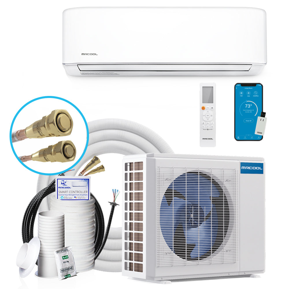 MRCOOL DIY® 5th Generation Energy Star 18,000 BTU Single Zone Mini Split System with 25ft Line Set, 230V